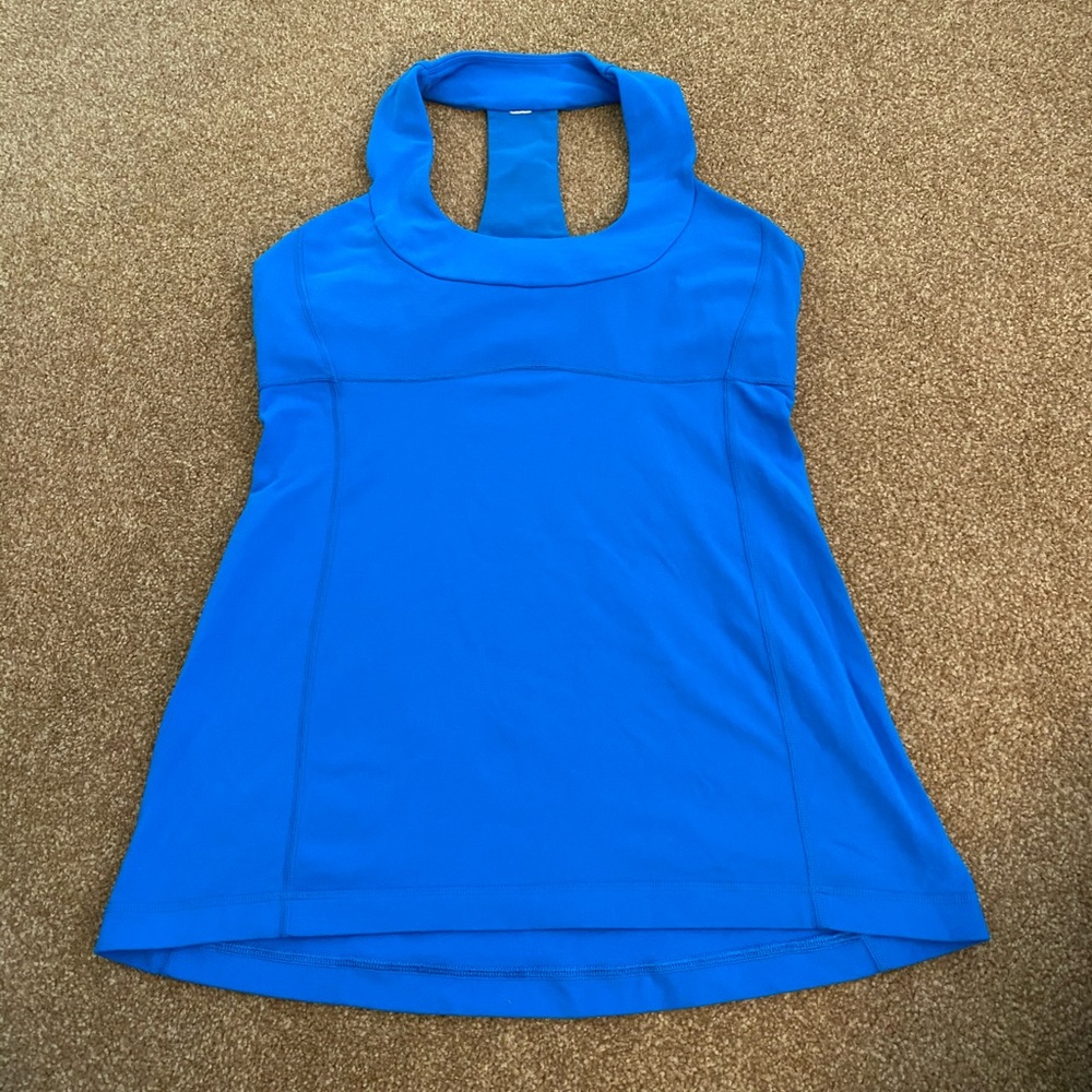 Lululemon Scoop Tank Blue